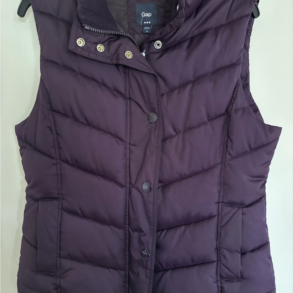 Gap Purple Puffer Vest